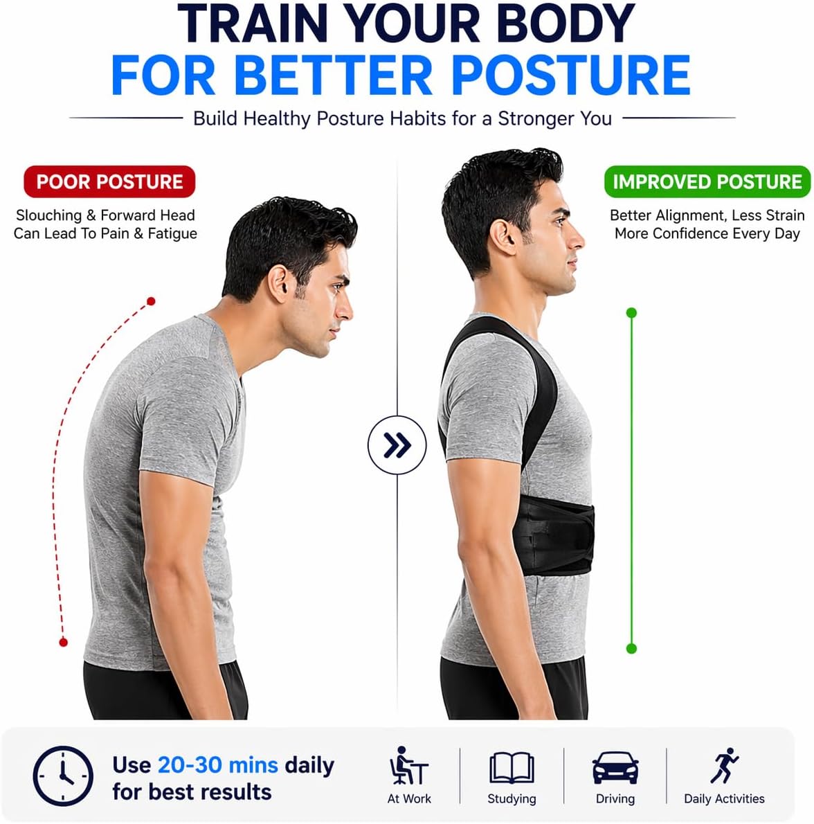 Posture Corrector Shoulder Belt